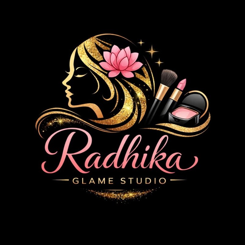 Radhika Glam Studio logo